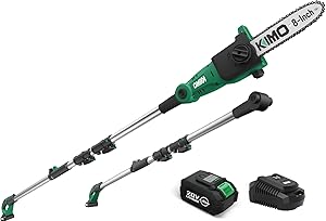 KIMO Pole Saw for Tree Trimming with 13-Foot Max Reach