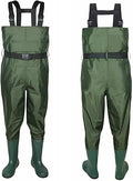 Chest Waders with Boots - Lightweight Durable Camo PVC/Nylon Waders