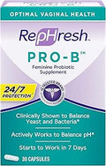 Rephresh Pro-B Probiotic Feminine Supplement Pack of 3 - 30 Capsules