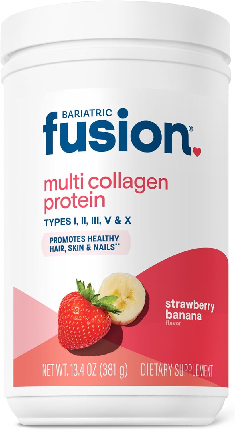 Bariatric Fusion Strawberry Banana Multi Collagen Protein Powder