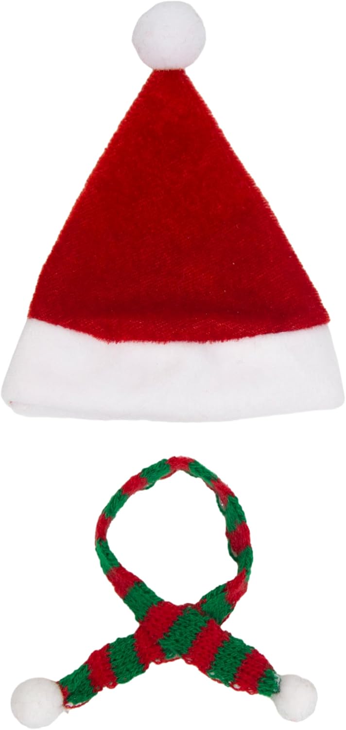 Eilik Robot Costume Set: Festive Santa Hat & Scarf