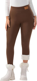 Women's Stretchy Leggings with Fleece for Winter Warmth