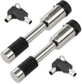 METOWARE Trailer Hitch Lock Stainless Steel Receiver Lock - Heavy Duty
