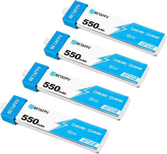 BT2.0 550mAh 1S Battery for FPV Racing Whoop Drones
