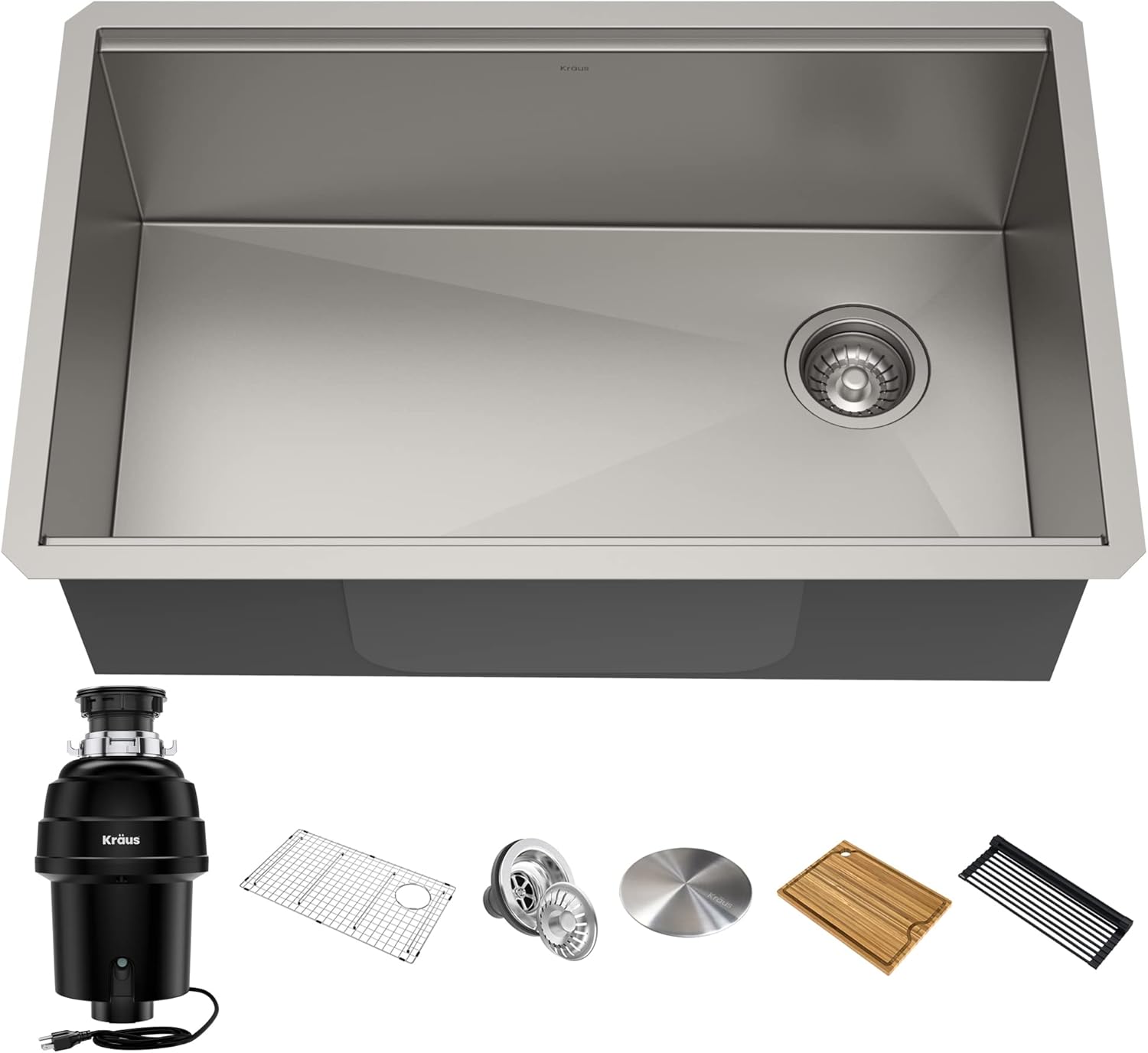 KRAUS Kore Workstation 30-inch Undermount Stainless Kitchen Sink
