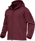 MAGCOMSEN Men's Tactical Softshell Jacket - Warm, Waterproof Jewelry