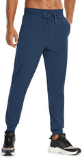CRZ YOGA Athletic Joggers for Men - Lightweight Water Resistant Fit