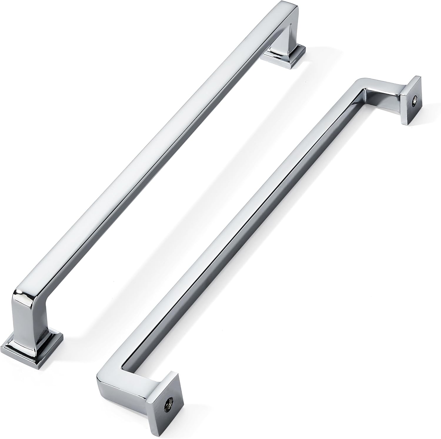 Khtumeware 10 Pack Polished Chrome Cabinet Pulls for Cabinets
