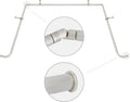 Meriville 1-Inch Bay Window Curtain Rod Set for Bayview Windows