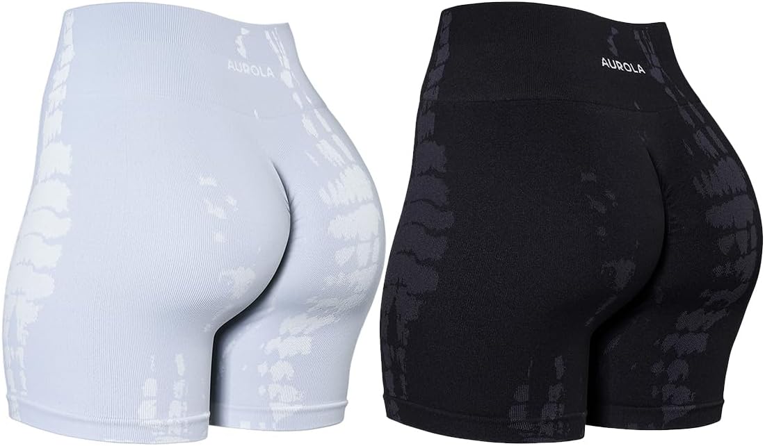 AUROLA Serpent Seamless Scrunch Workout Shorts for Women