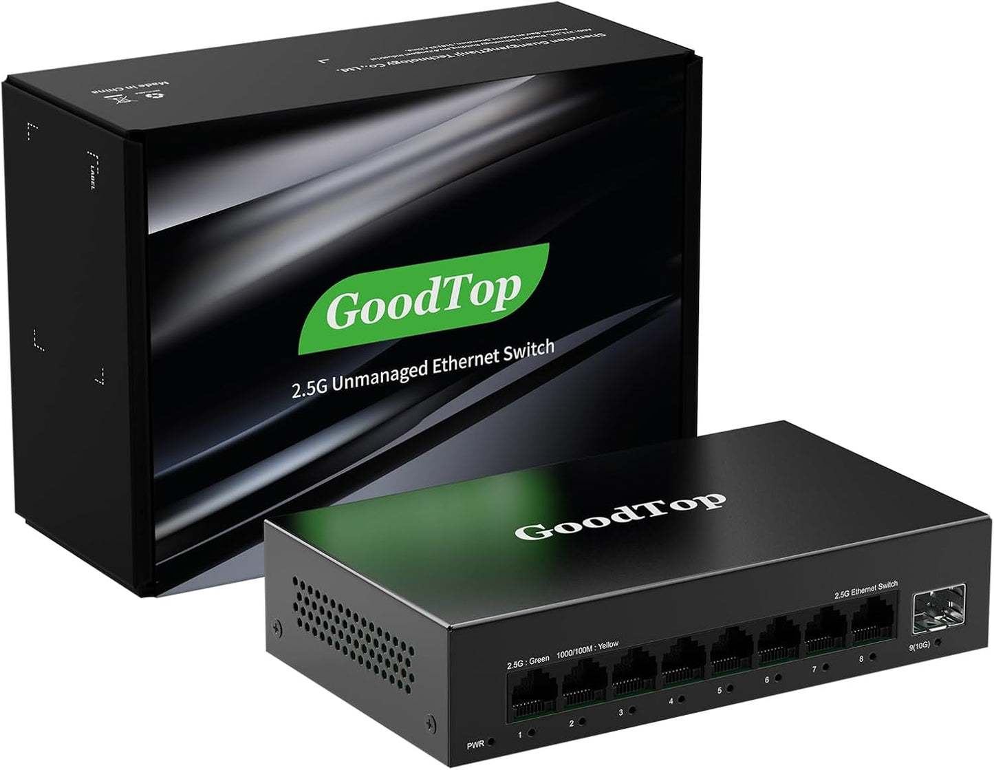 8 Port 2.5Gb Unmanaged Ethernet Switch for Home Lab Setup