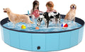 Portable Dog Pool PVC Collapsible Pet Swimming Pool - XXL 71in