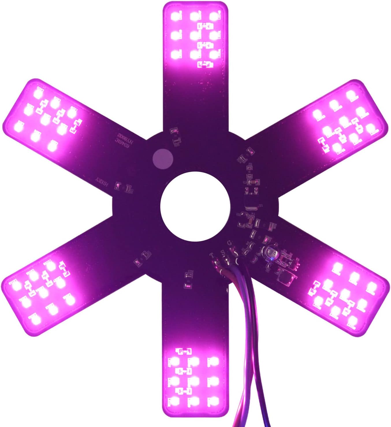 Air Cleaner LED Light for Trucks and RVs - 54 LEDs, Purple