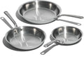 Made In 3-Piece Stainless Frying Pan Set - Professional Heat Control