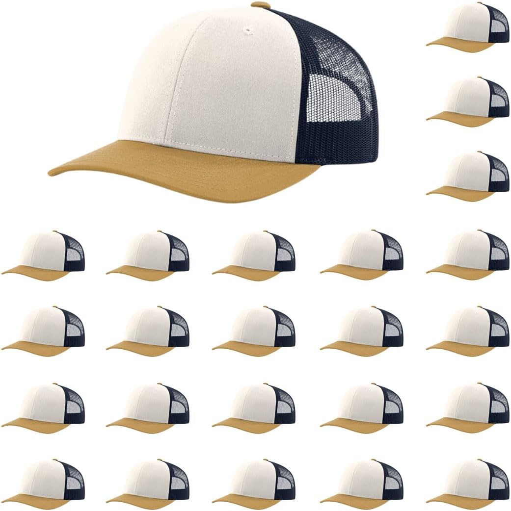 Richardson 112 Classic Six-Panel Adjustable Snapback Trucker Cap