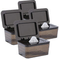 4 Pack Wipes Dispenser Box - Seal-Designed, Dust-Proof Wipe Holder