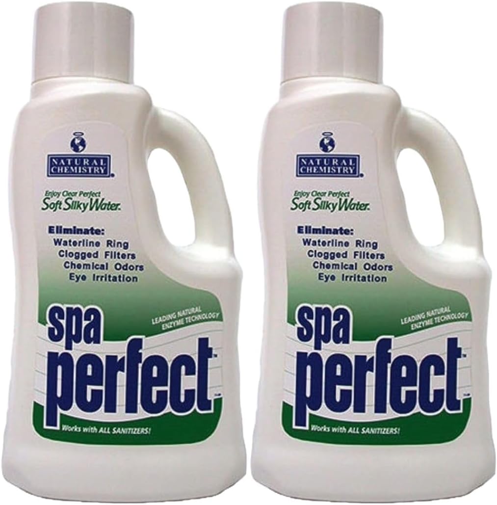 Natural Chemistry Spa Perfect Water Cleaner - 2 Liter Pack of 2