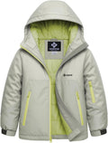 Boy's Waterproof Ski Snow Jacket Windproof Winter Jacket with Hood