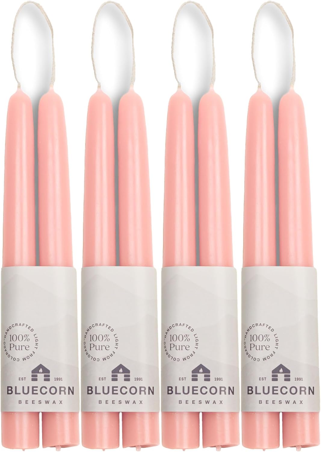 Pure Beeswax Taper Candles for Elegant Home Decor & Events