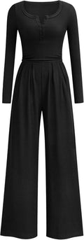 Jumpsuits for Women Dressy Casual One Piece Wide Leg Romper Women's