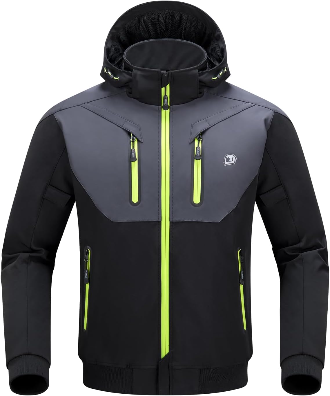 BORLENI Winter Motorcycle Jacket for Men with CE Armor