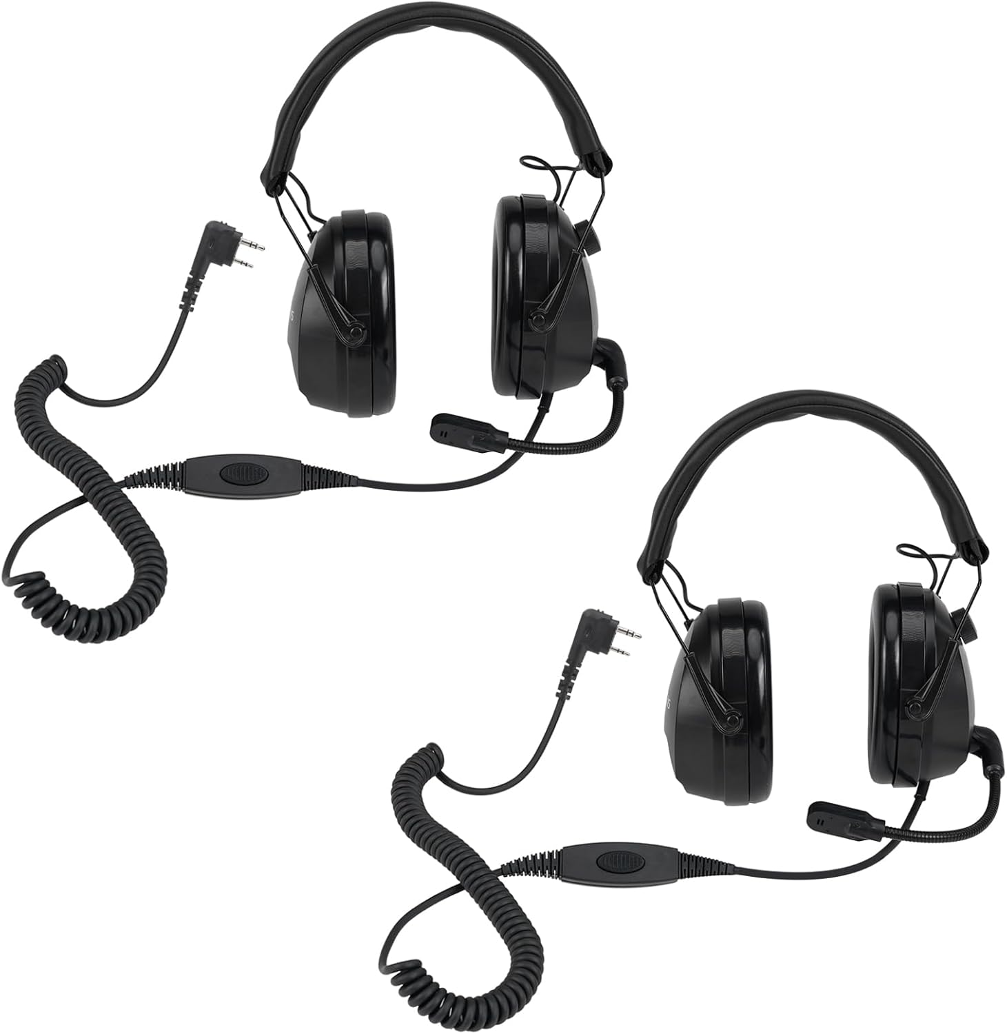 Retevis EHK012 Two Way Radio Headset with Mic for Clear Calls