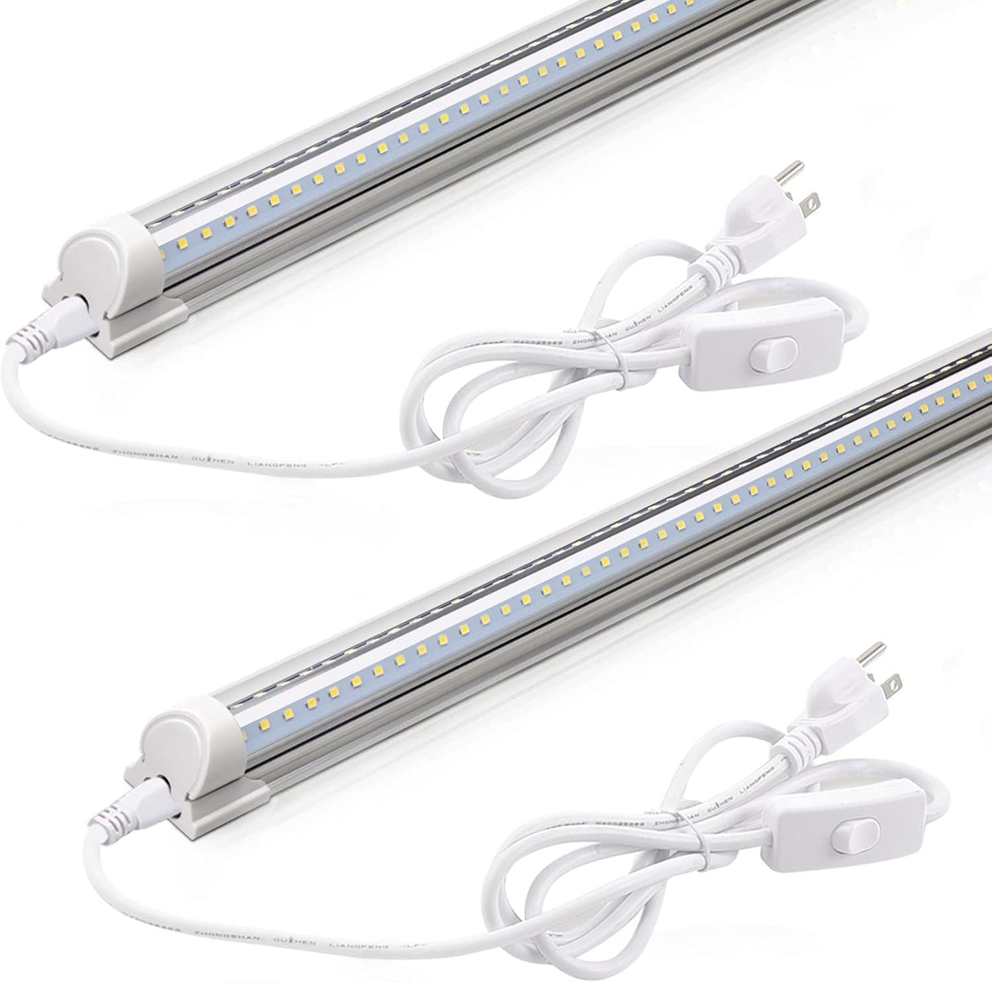 Barrina 2FT LED Shop Light - Bright, Linkable, V-Shape Design