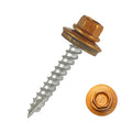 EAGLE 1 Metal Roofing Screws #10 Copper Metallic 2.5 in - 1000 Pack