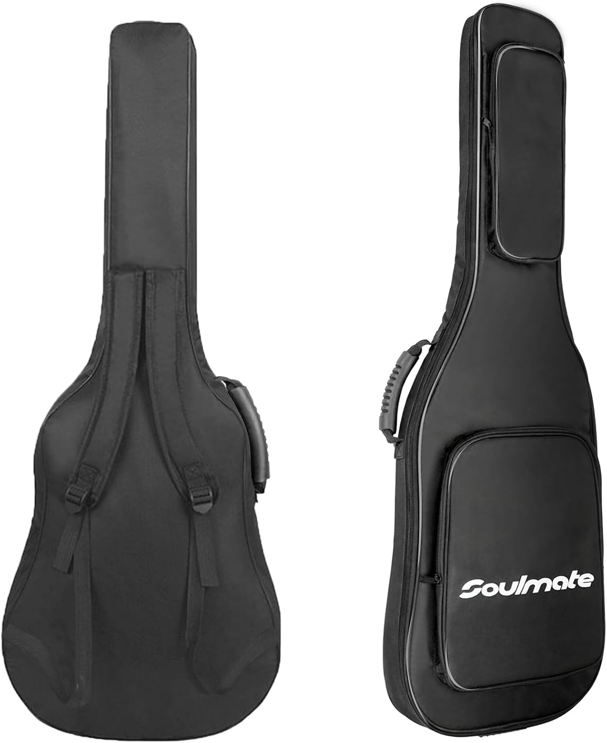 soulmate Electric Guitar Bag: 10mm Thick Padding, Waterproof Nylon, Dustproof Soft Case