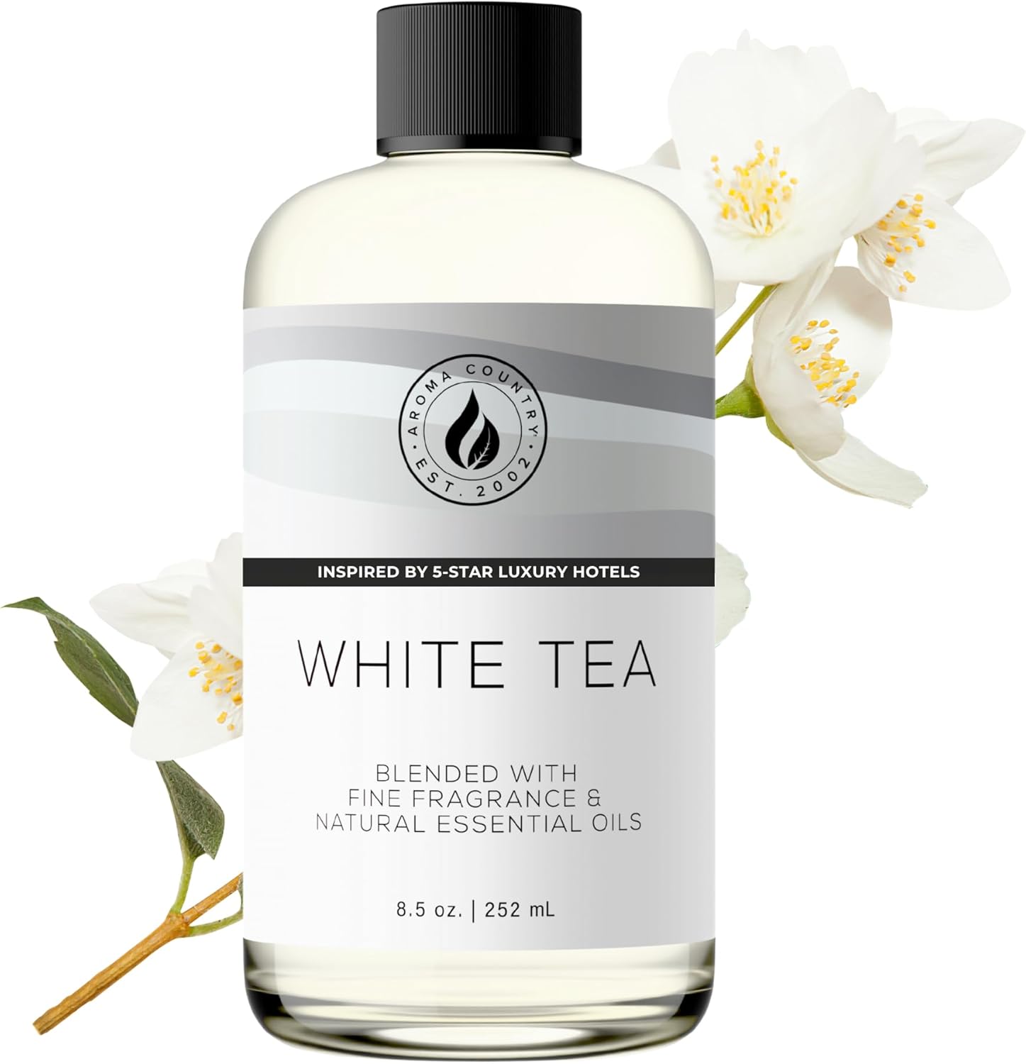 Aroma Country White Tea Diffuser Oil for Serene Home Fragrance
