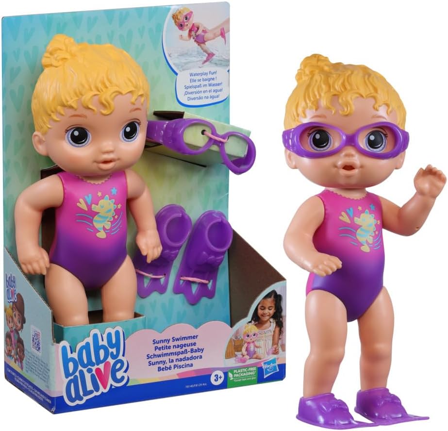 Baby Alive Sunny Swimmer Blonde: Realistic Swimming Fun!