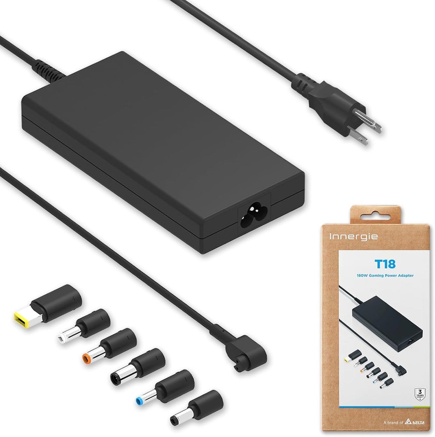 Innergie T18 Universal Gaming Laptop Charger for High-End Laptops