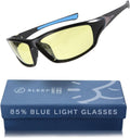 100% Blue Light Blocking Glasses - Better Sleep & Eye Strain Relief