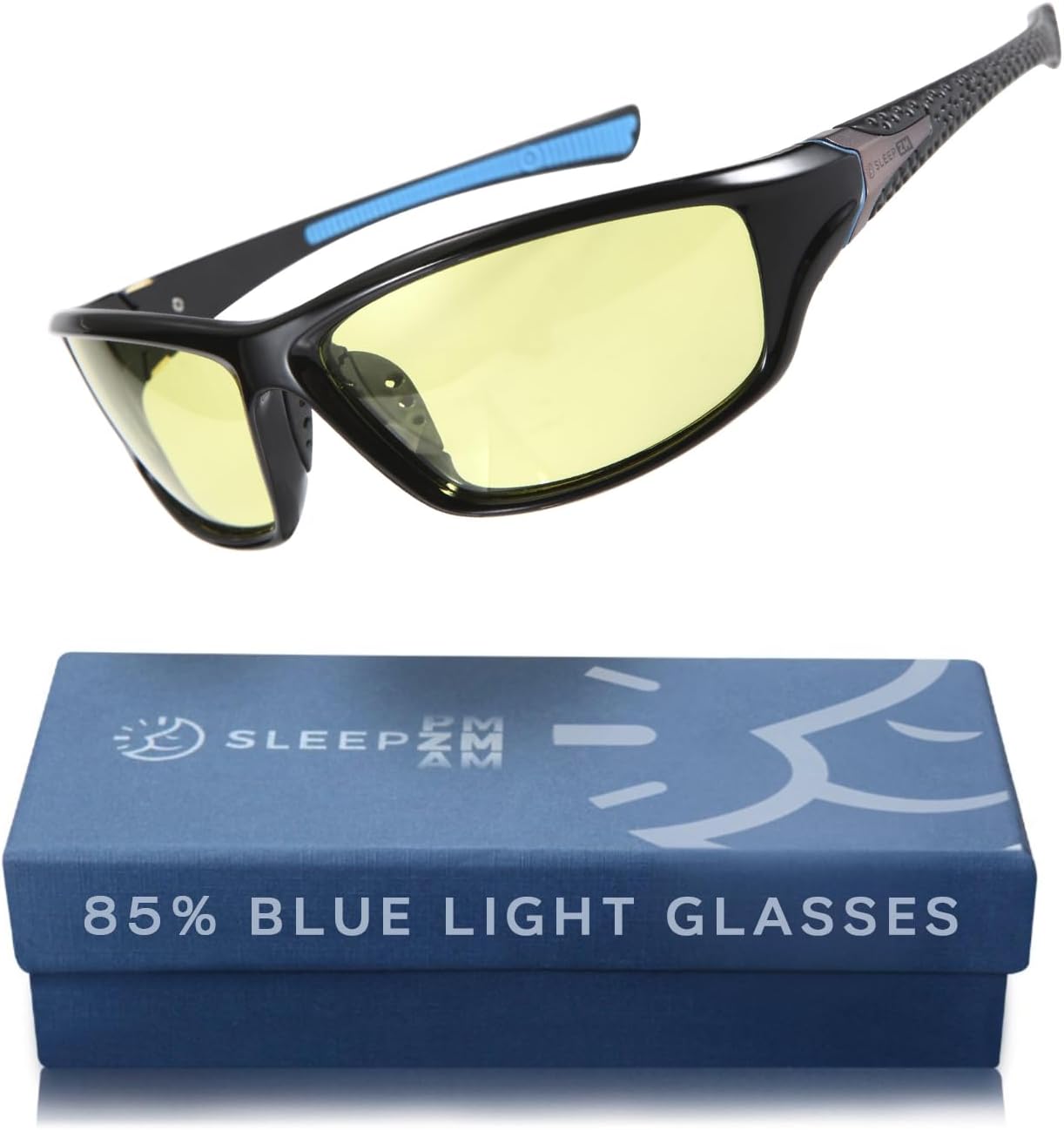 100% Blue Light Blocking Glasses for Better Sleep and Eye Care