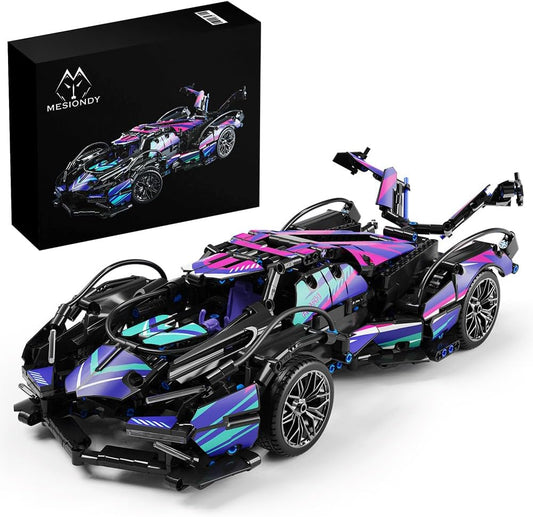 Mesiondy Sports Car Building Blocks Set for Creative Kids