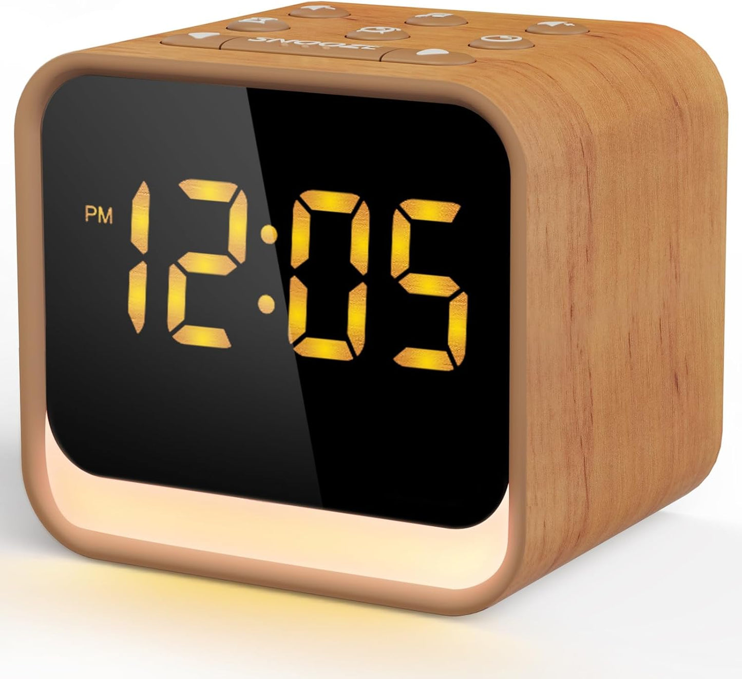 Housbay Wooden Sound Alarm: Sleep-Wake Bliss
