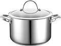 Cooks Standard 6-Quart Stainless Steel Dutch Oven Casserole - Even