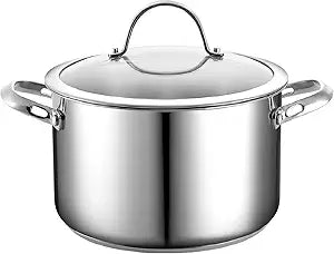 Cooks Standard Dutch Oven Casserole: 6-Quart Stainless Steel Stockpot