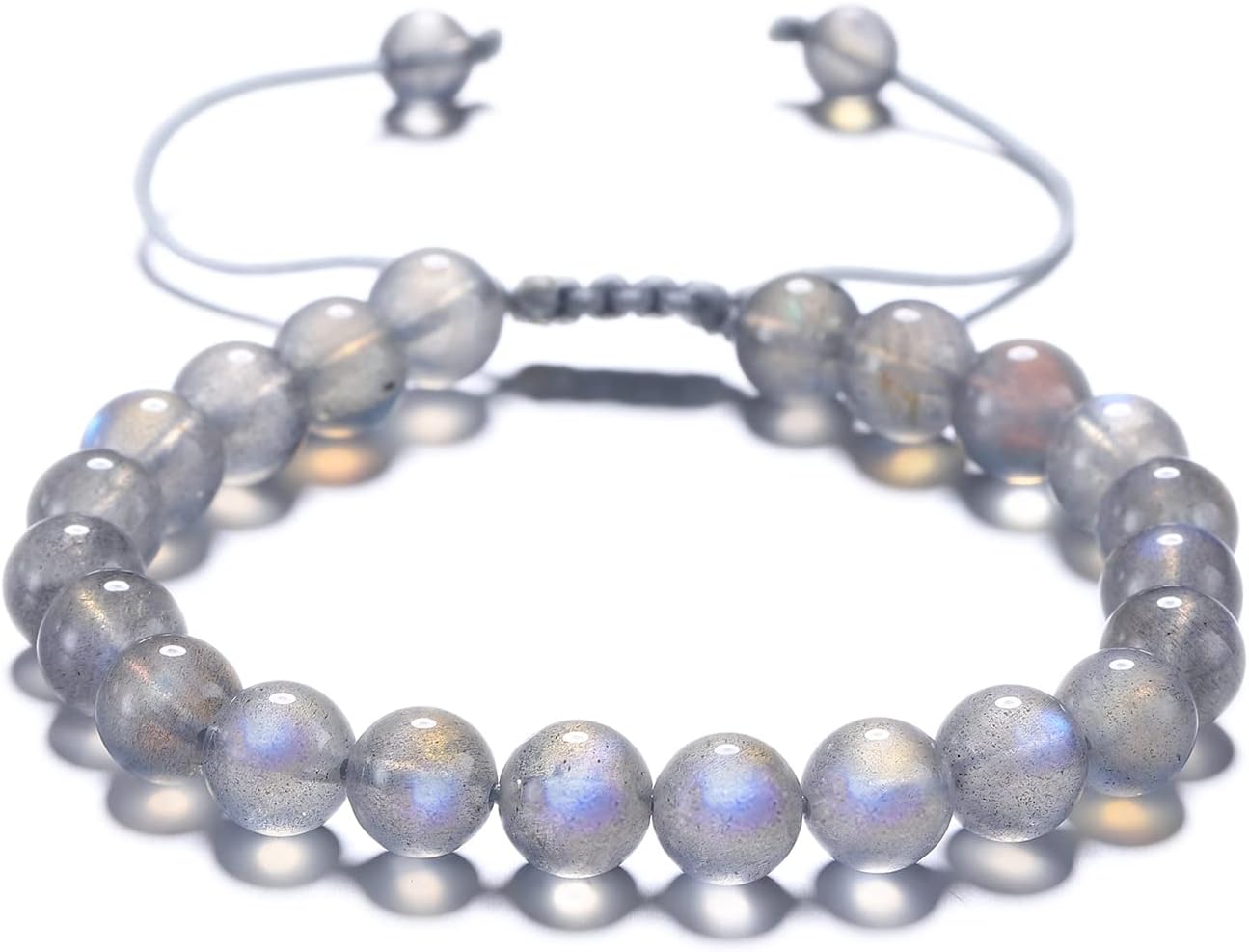 Adjustable Natural Crystal Couple Bracelet 