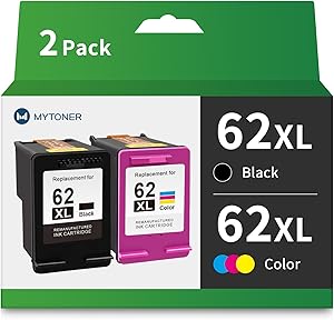 MYTONER 62XL Remanufactured Ink Cartridge Combo Pack Review