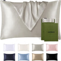 Silk Pillowcase for Hair and Skin Queen 100% Mulberry Silk - Smooth
