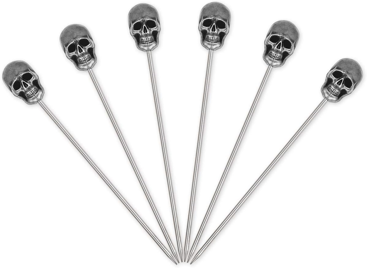 Stainless Steel Skull Picks - Halloween Party Set