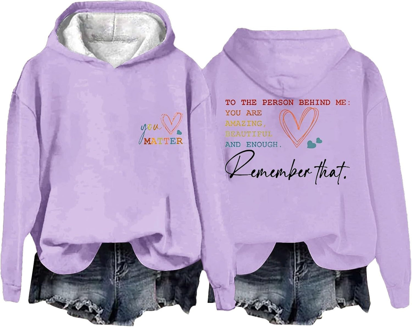 You Matter Graphic Hoodie | Oversized Women's Sweatshirt