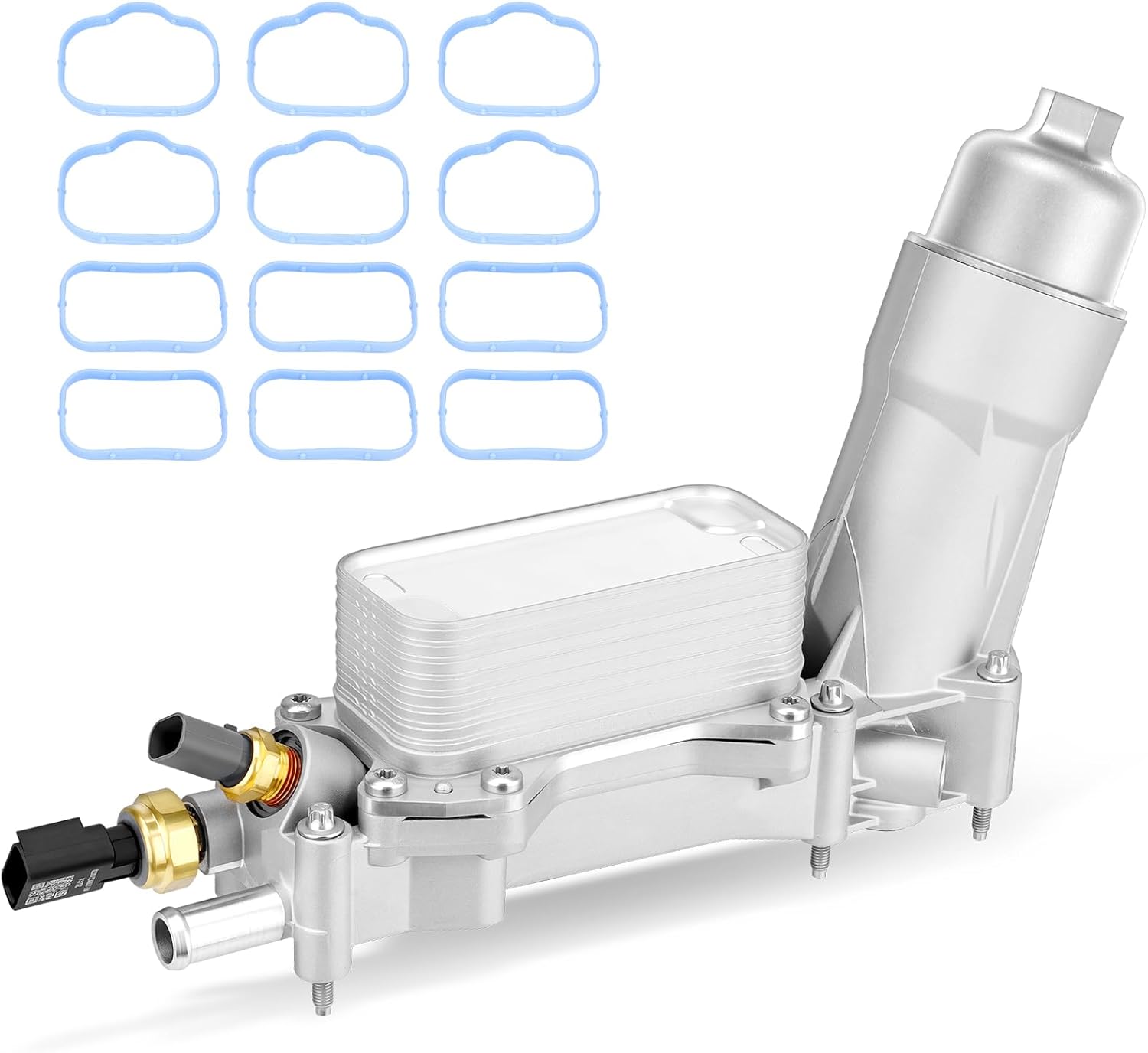 Full Aluminum Engine Oil Cooler Filter Housing Assembly Upgrade