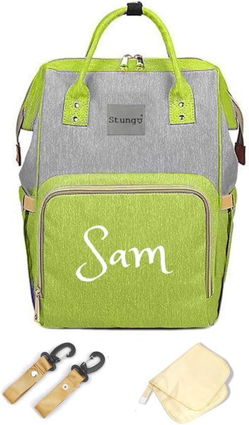 Personalized Large Diaper Bag Knapsack for Moms on the Go