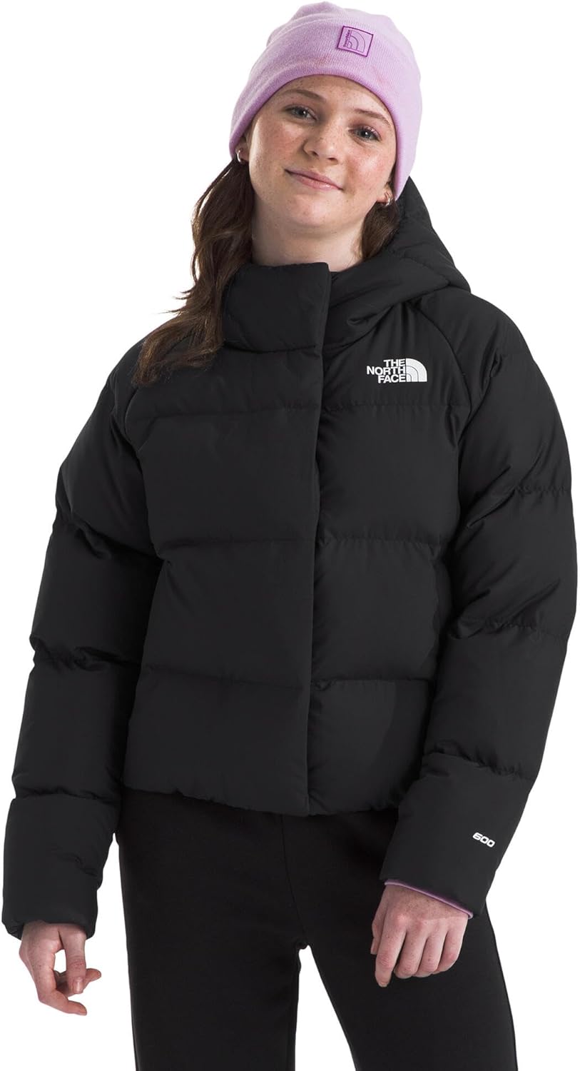 Girls' North Down Hooded Jacket - Warm, Water Repellent & Cozy