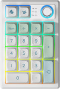 Gasket Creamy Mechanical Numpad Programmable Macro Keypad - Tri-Mode