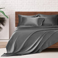 MR&HM Satin Bed Sheets King Size Set - Silky Comfort