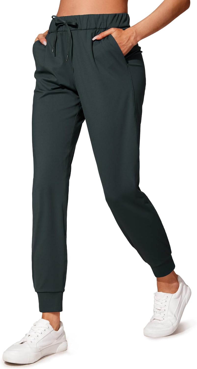 CRZ YOGA 4-Way Stretch Joggers for Women, Perfect for Travel