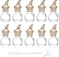 Car Aromatherapy Essential Oil Diffuser Bottle 10 Pack - Hanging Car